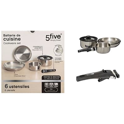 5 Five cookware set