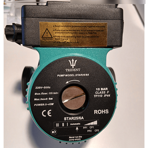 Trident water pump