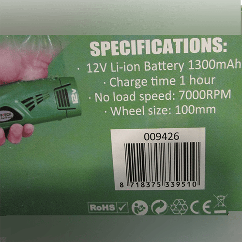Höfftech angle grinder