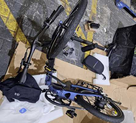 Q.ik foldable electric bicycle