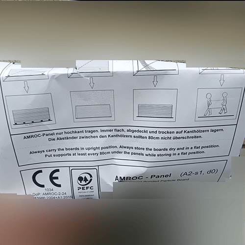 Cement particle board