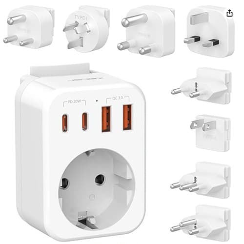 JSVER travel adaptor set
