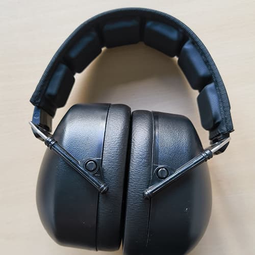Decibel Defense’. protective earmuffs