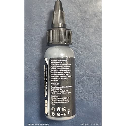 Dynamic Platinum tattoo ink
