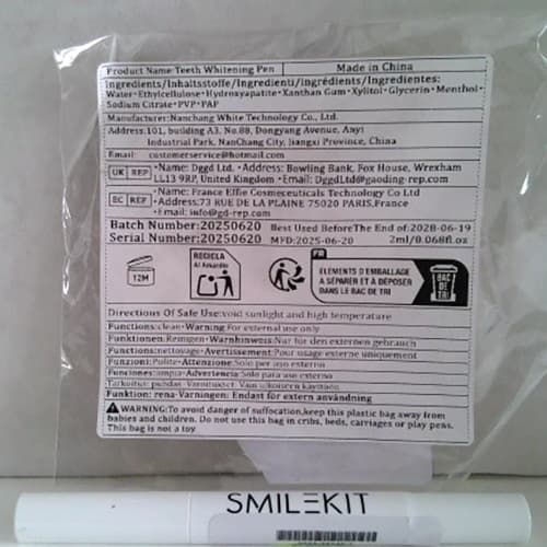Smilekit teeth whitening pen