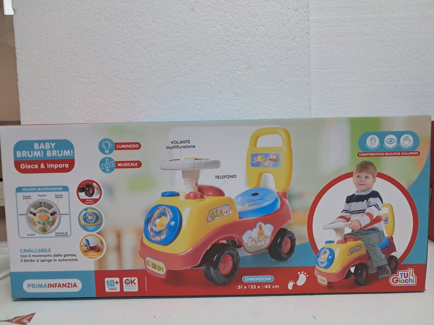 Prima Infanzia - TU Giochi ride-on toy car