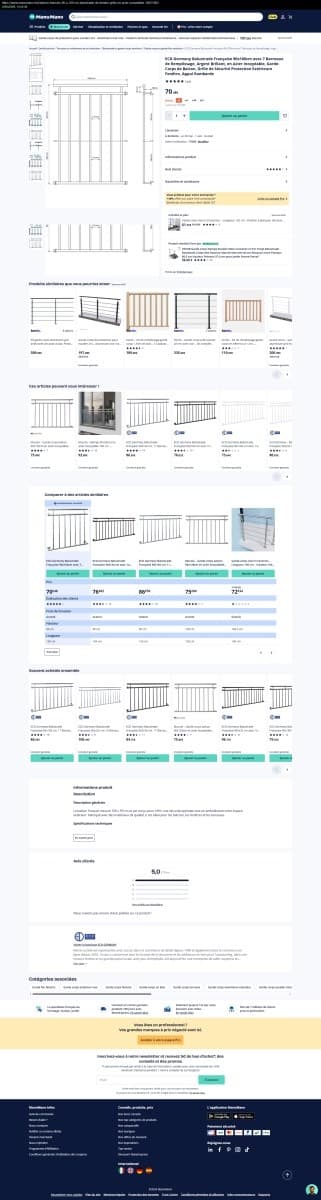 ECD Germany balcony guardrail