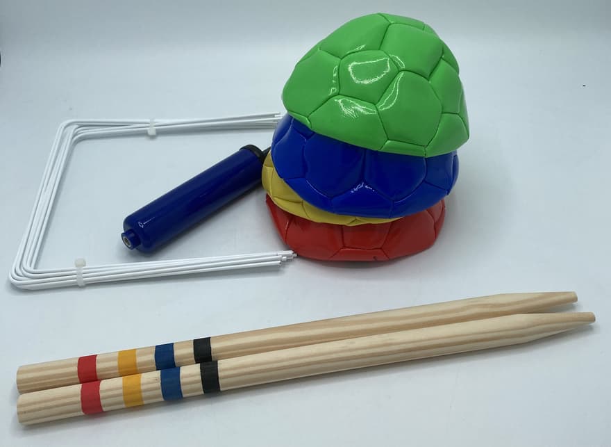 Kayoba football croquet toy set